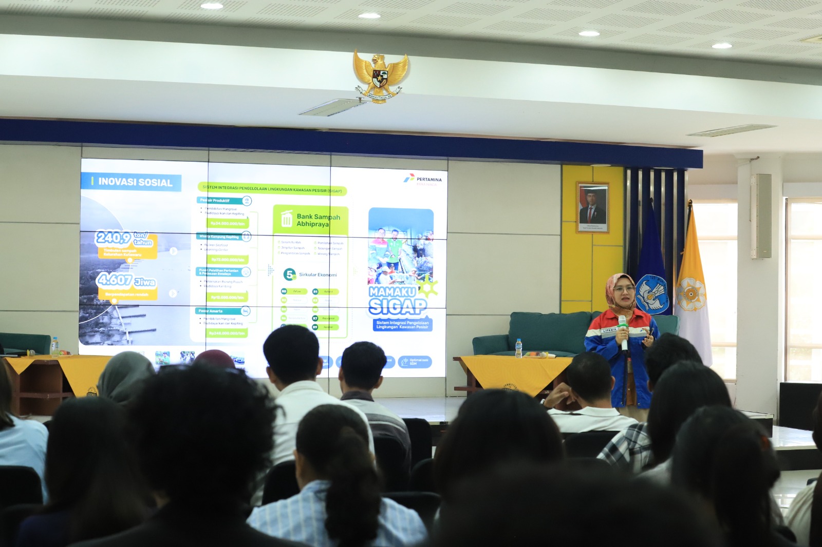 Kuliah Umum di UGM, Pertamina Patra Niaga Kilang Cilacap Beberkan Evolusi TJSL & Resolusi Konflik